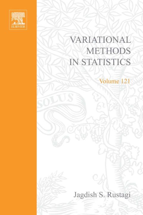 Cover image for book Variational methods in statistics