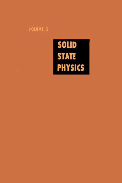 Cover image for book Solid State Physics V3