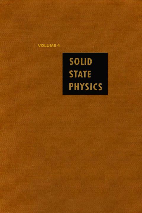 Cover image for book Solid State Physics V4