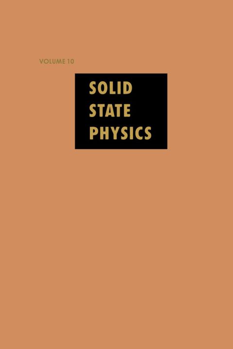 Cover image for book Solid State Physics V10