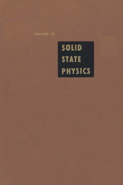 Cover image for book Solid State Physics V13