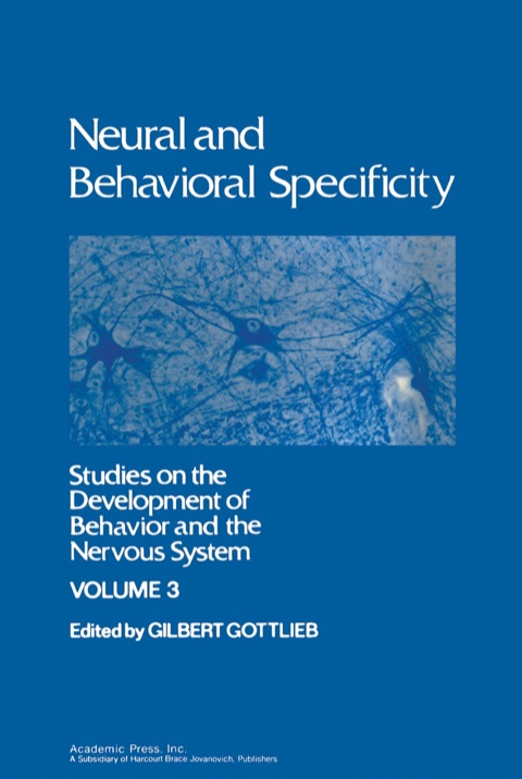 Cover image for book Neural and Behavioral  Specificity