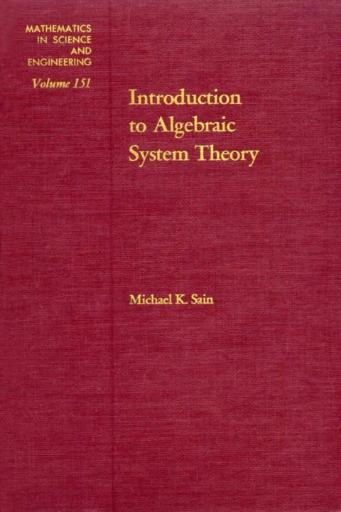 Cover image for book Introduction to algebraic system theory
