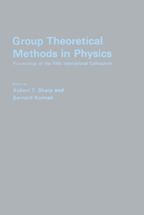 Cover image for book Group Theoretical Methods in Physics