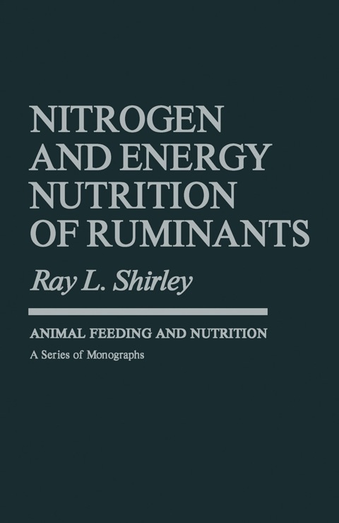 Cover image for book Nitrogen and Energy Nutrition of Ruminants