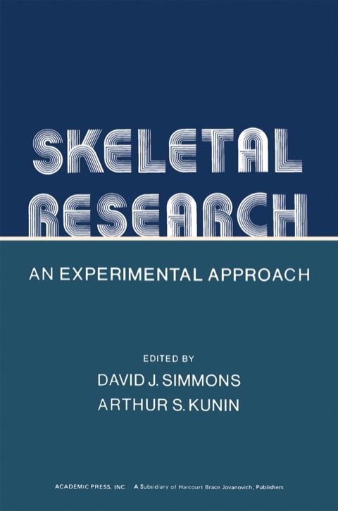 Cover image for book Skeletal Research: An Experimental Approach