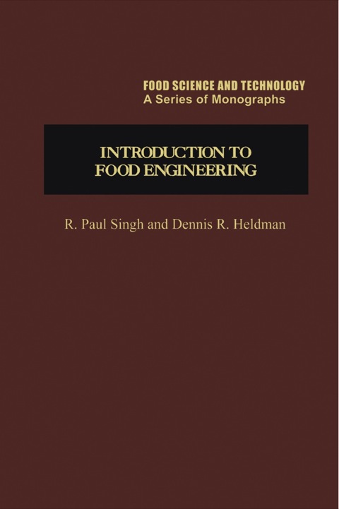 Cover image for book INTRODUCTION TO FOOD ENGINEERING TR