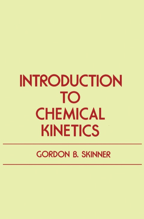 Cover image for book Introduction to Chemical Kinetics