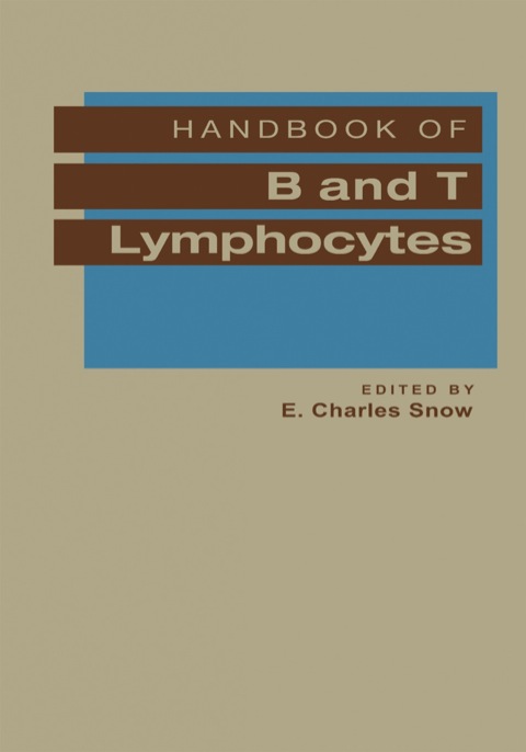 Cover image for book Handbook of B and T Lymphocytes