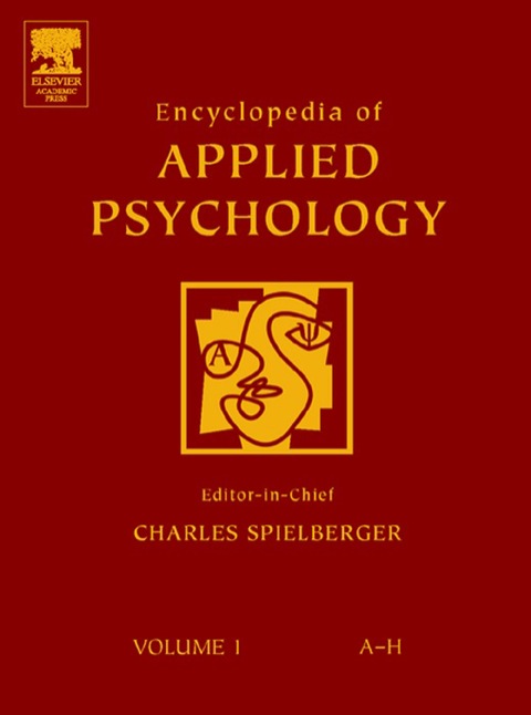 Cover image for book Encyclopedia of Applied Psychology, Three-Volume Set