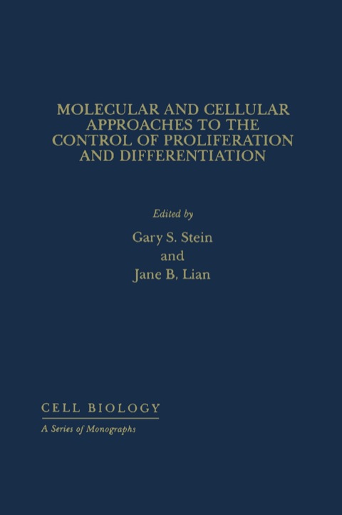 Cover image for book Molecular And Cellular Approaches To The Control Of Proliferation And Differentiation