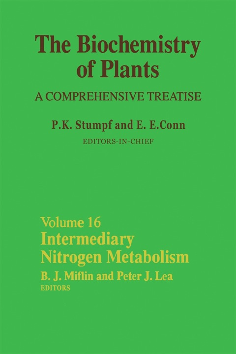 Cover image for book Intermediary Nitrogen Metabolism