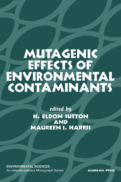 Cover image for book Mutagenic effects of environmental contaminants