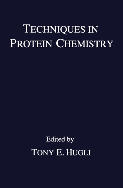 Cover image for book Techniques in Protein Chemistry