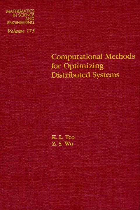 Cover image for book Computational methods for optimizing distributed systems