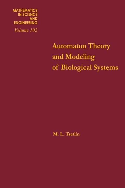 Cover image for book Automation theory and modeling of biological systems