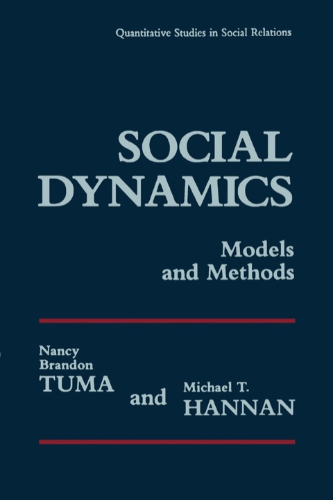 Cover image for book Social Dynamics Models and Methods