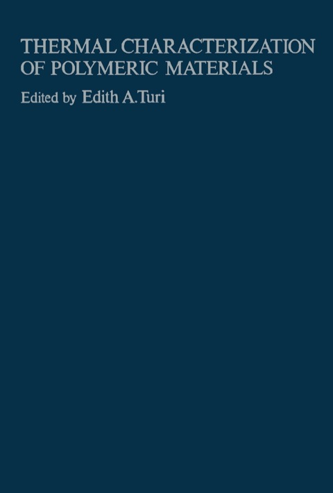 Cover image for book Thermal Characterization of Polymeric Materials