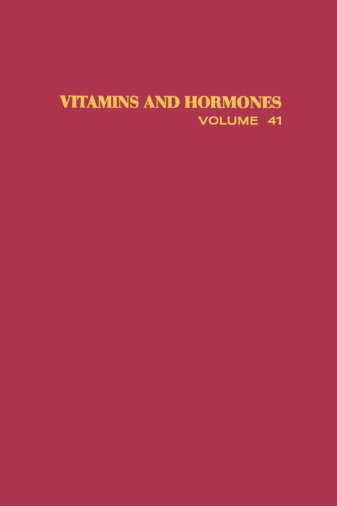 Cover image for book Vitamins and Hormones: Advances in Research and ApplicationsVolume 41