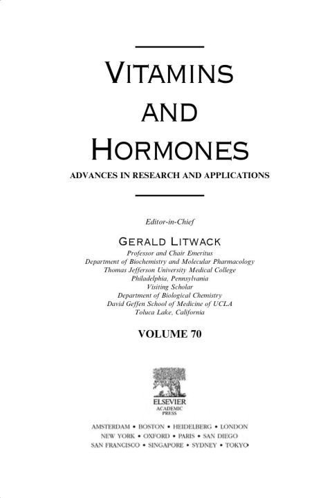 Cover image for book Vitamins and Hormones