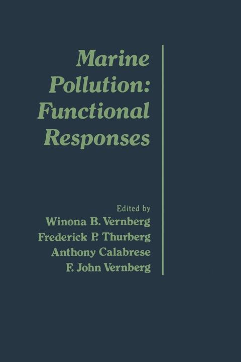 Cover image for book Marine Pollution: Functional Responses