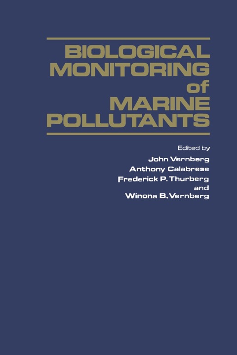Cover image for book Biological Monitoring of Marine Pollutants