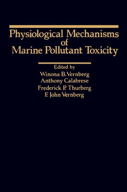Cover image for book Physiological Mechanisms Of Marine Pollutant Toxicity