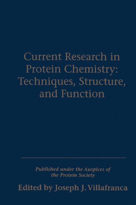 Cover image for book CURRNT RESEARCH IN PROTEIN CHMSTRY Z CTH