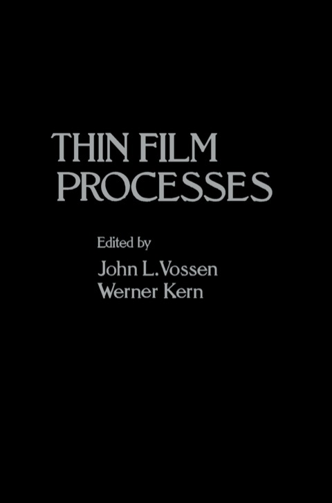 Cover image for book Thin Film Processes