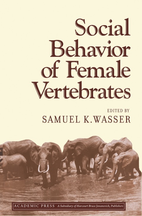 Cover image for book Social Behavior of Female Vertebrates