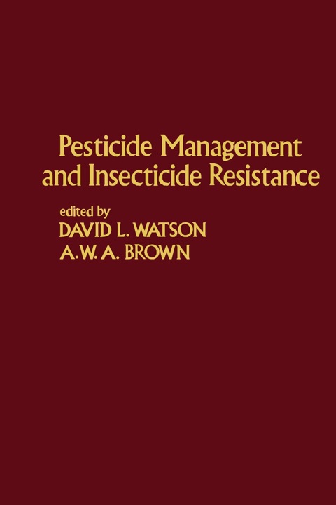 Cover image for book Pesticide Management and Insecticide Resistance