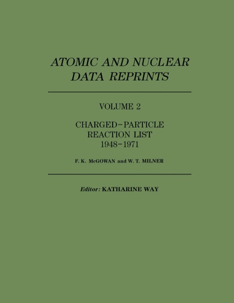 Cover image for book Charged–Particle Reaction List 1948–1971