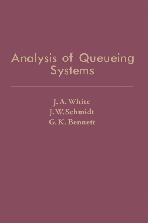 Cover image for book Analysis of queueing systems