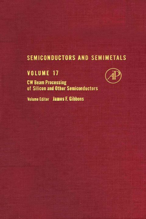 Cover image for book SEMICONDUCTORS & SEMIMETALS V17