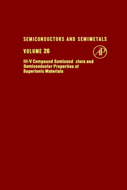Cover image for book SEMICONDUCTORS & SEMIMETALS V26