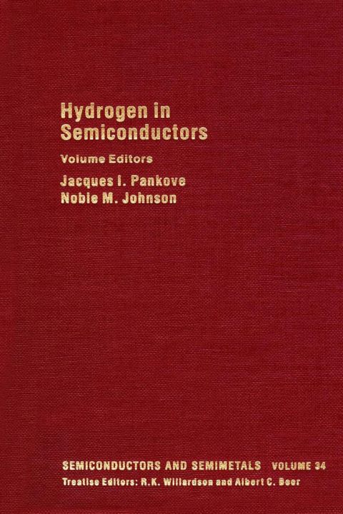 Cover image for book Hydrogen in Semiconductors: Hydrogen in SiliconVolume 34