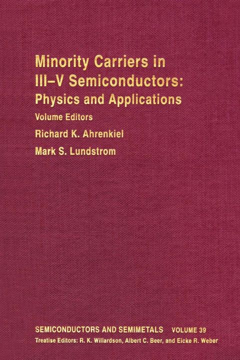 Cover image for book SEMICONDUCTORS & SEMIMETALS V39