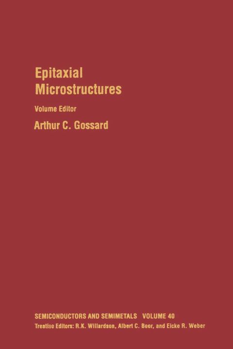 Cover image for book Epitaxial Microstructures: Volume 40