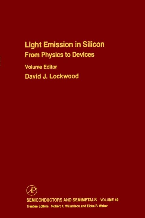 [1825 days] From Physics to Devices: Light Emissions in Silicon: Light Emissions in Silicon: From Physics to Devices