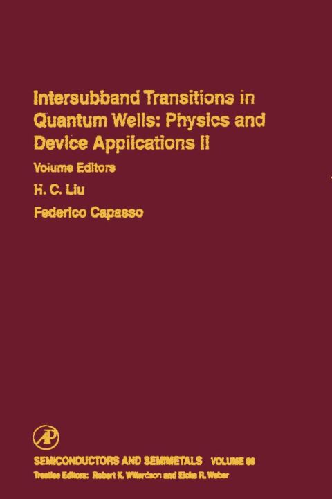Cover image for book Intersubband Transitions in Quantum Wells: Physics and Device Applications II: Physics and Device Applications II
