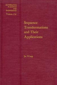 Cover image: Sequence transformations and their applications 9780127579405