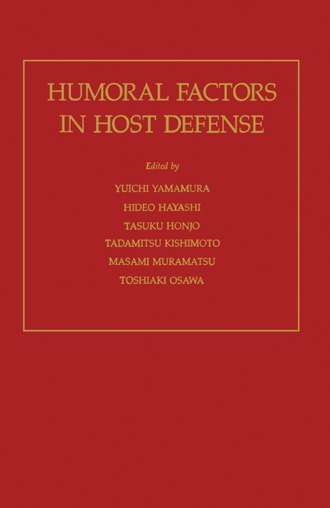 Cover image for book Humoral Factors in Host Defense