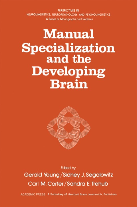 Cover image for book Manual Specialization and the Developing Brain