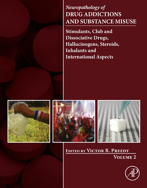 Cover image for book Neuropathology of Drug Addictions and Substance Misuse Volume 2: Stimulants, Club and Dissociative Drugs, Hallucinogens, Steroids, Inhalants and International Aspects