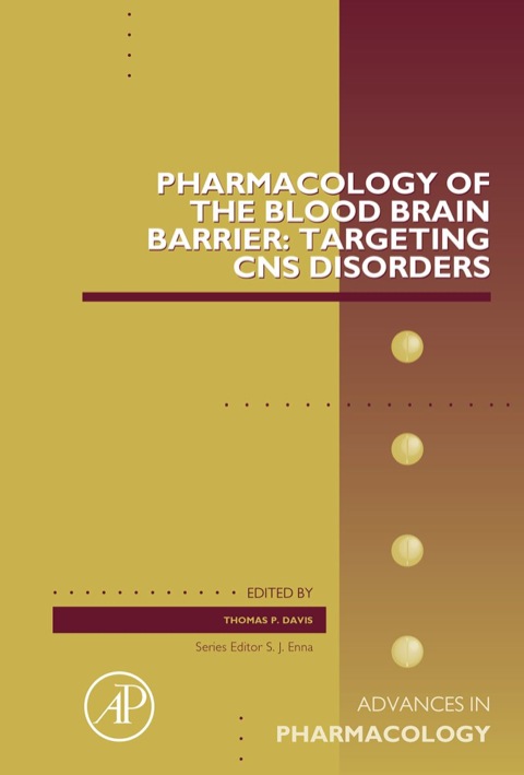 Cover image for book Pharmacology of the Blood Brain Barrier: Targeting CNS Disorders