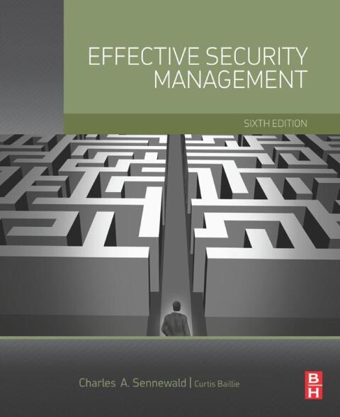 Cover image for book Effective Security Management
