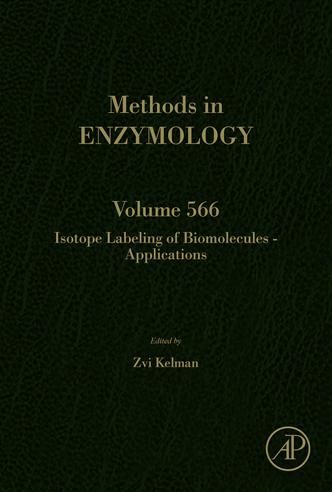 Cover image for book Isotope Labeling of Biomolecules – Applications