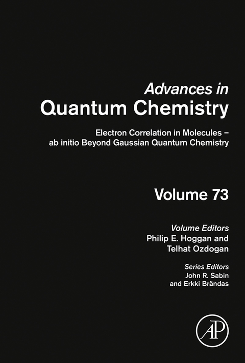 Cover image for book Electron Correlation in Molecules – ab initio Beyond Gaussian Quantum Chemistry