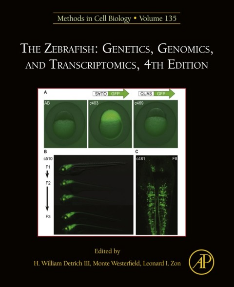 Cover image for book The Zebrafish: Genetics, Genomics, and Transcriptomics