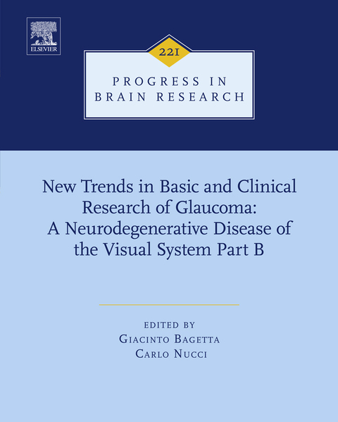 Cover image for book New Trends in Basic and Clinical Research of  Glaucoma: A Neurodegenerative Disease of the Visual System – Part B